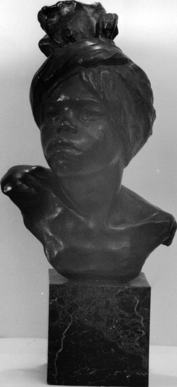 busto ritratto di bambino (scultura) - ambito italiano (seconda met&agrave; sec.